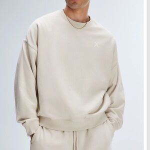 Savage X Fenty Cream Mens Crew Neck Sweater XL